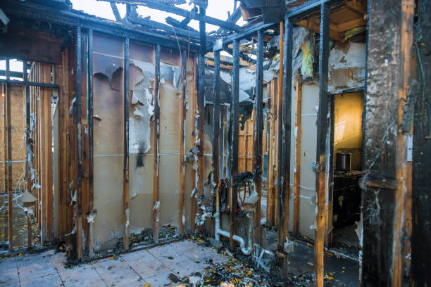 Professional Fire Damage Repair technician working in Montegut, LA